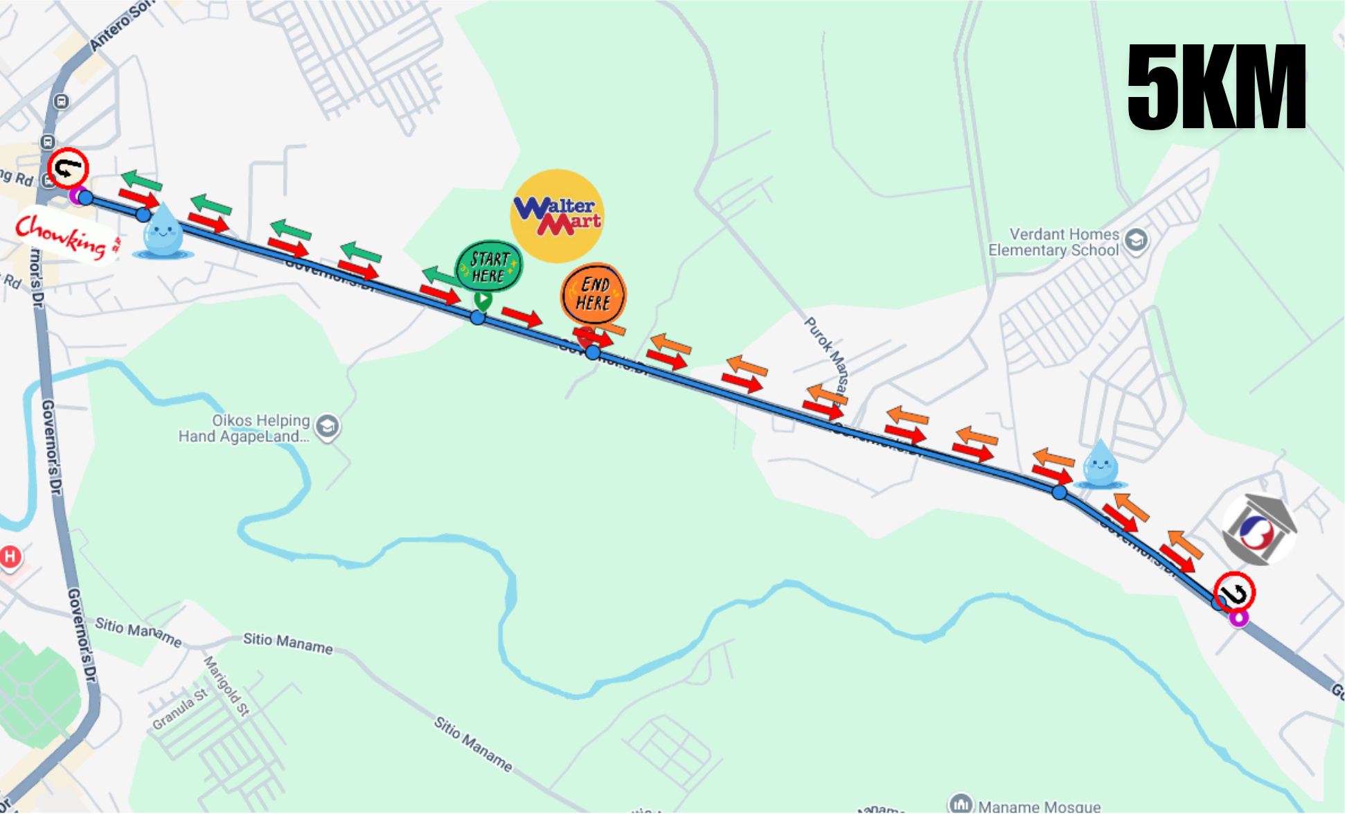 All Star Fun Run 2026 Route